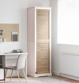 VidaXL Kastdeur Naturel 140.5 x 2.1 x 49.5 cm Massief grenenhout