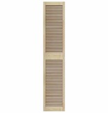 VidaXL Kastdeur 2 pcs Naturel 140.5 x 2.1 x 49.5 cm Massief grenenhout