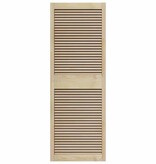 VidaXL Kastdeur 2 pcs Naturel 140.5 x 2.1 x 49.5 cm Massief grenenhout