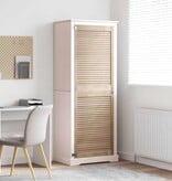VidaXL Kastdeur Naturel 140.5 x 2.1 x 49.5 cm Massief grenenhout