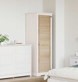 VidaXL Kastdeur Naturel 140.5 x 2.1 x 49.5 cm Massief grenenhout