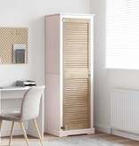 VidaXL Kastdeur Naturel 140.5 x 2.1 x 49.5 cm Massief grenenhout
