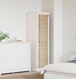 VidaXL Kastdeur Naturel 140.5 x 2.1 x 49.5 cm Massief grenenhout