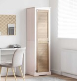 VidaXL Kastdeur Naturel 140.5 x 2.1 x 49.5 cm Massief grenenhout