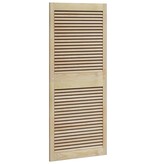 VidaXL Kastdeur Naturel 140.5 x 2.1 x 49.5 cm Massief grenenhout