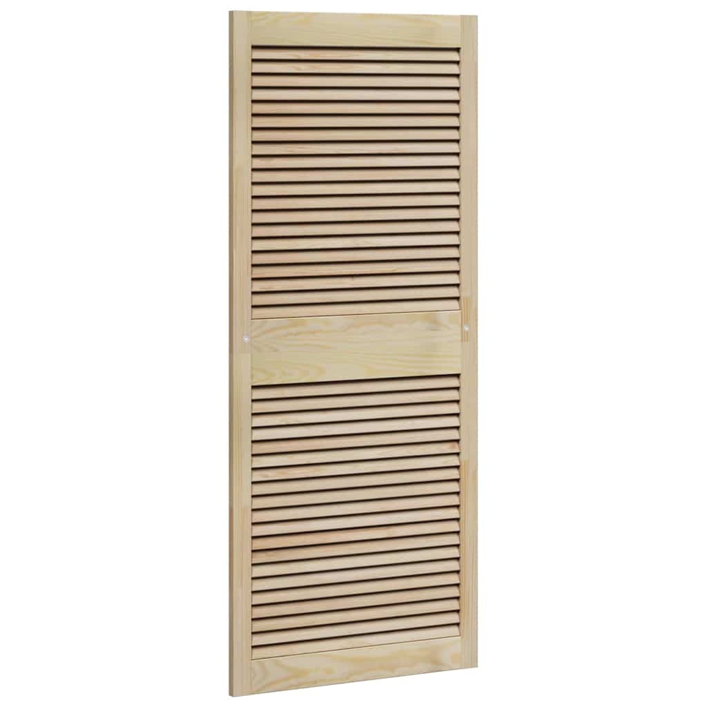 VidaXL Kastdeur Naturel 140.5 x 2.1 x 49.5 cm Massief grenenhout