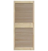 VidaXL Kastdeur Naturel 140.5 x 2.1 x 49.5 cm Massief grenenhout