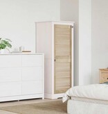 VidaXL Kastdeur Naturel 140.5 x 2.1 x 49.5 cm Massief grenenhout