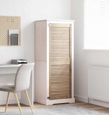 VidaXL Kastdeur Naturel 140.5 x 2.1 x 49.5 cm Massief grenenhout