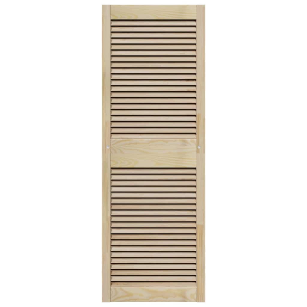 VidaXL Kastdeur Naturel 140.5 x 2.1 x 49.5 cm Massief grenenhout