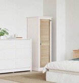 VidaXL Kastdeur Naturel 140.5 x 2.1 x 49.5 cm Massief grenenhout