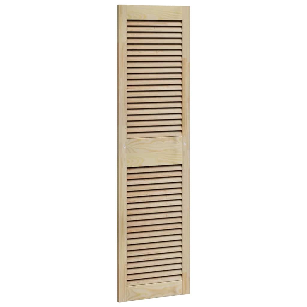 VidaXL Kastdeur Naturel 140.5 x 2.1 x 49.5 cm Massief grenenhout