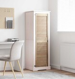 VidaXL Kastdeur Naturel 140.5 x 2.1 x 49.5 cm Massief grenenhout