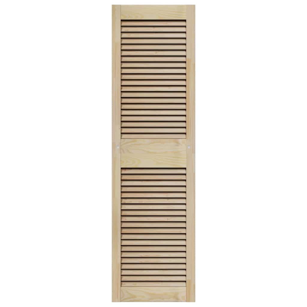 VidaXL Kastdeur Naturel 140.5 x 2.1 x 49.5 cm Massief grenenhout
