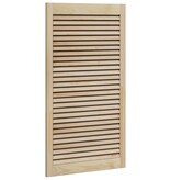 VidaXL Kastdeur 2 pcs Naturel 140.5 x 2.1 x 49.5 cm Massief grenenhout