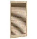 VidaXL Kastdeur Naturel 140.5 x 2.1 x 49.5 cm Massief grenenhout