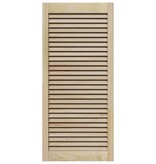 VidaXL Kastdeur 2 pcs Naturel 140.5 x 2.1 x 49.5 cm Massief grenenhout