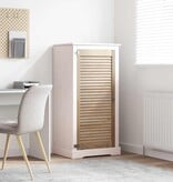 VidaXL Kastdeur Naturel 140.5 x 2.1 x 49.5 cm Massief grenenhout