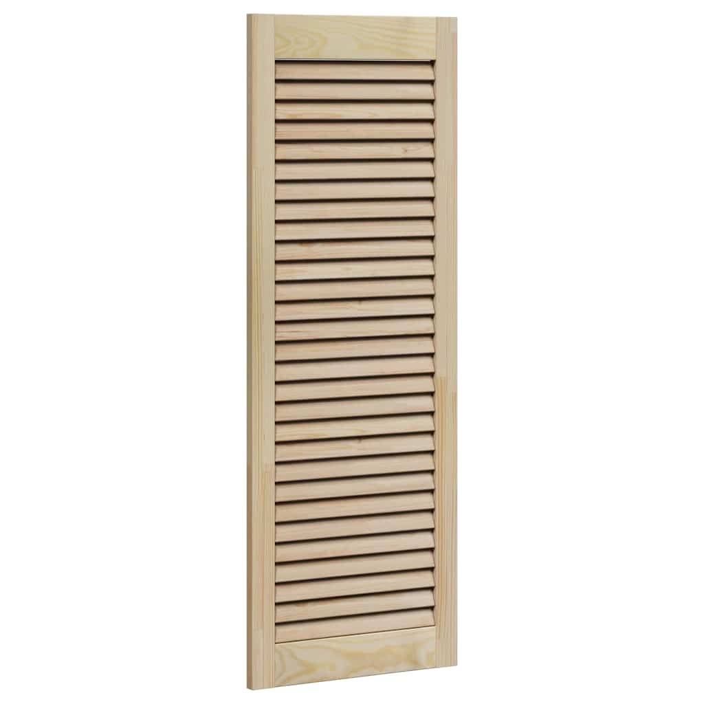 VidaXL Kastdeur 2 pcs Naturel 140.5 x 2.1 x 49.5 cm Massief grenenhout