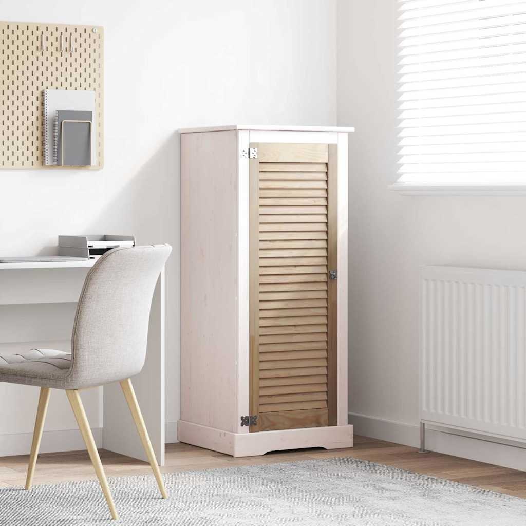 VidaXL Kastdeur Naturel 140.5 x 2.1 x 49.5 cm Massief grenenhout