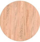 VidaXL Tafelblad Anders Lichtbruin Ø 40 x 2.5 cm Massief eikenhout