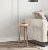 VidaXL Tafelblad Lichtbruin Ø 30 x 2.5 cm Massief eikenhout