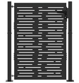 VidaXL Tuinpoort, Tuindeur 105x75 cm Cortenstaal Vierkant Ontwerp