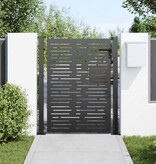 VidaXL Tuinpoort, Tuindeur 105x75 cm Cortenstaal Vierkant Ontwerp