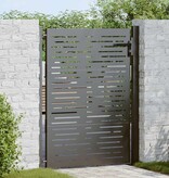 VidaXL Tuinpoort, Tuindeur 105x75 cm Cortenstaal Vierkant Ontwerp