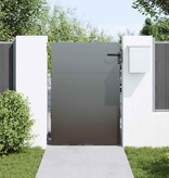 VidaXL Tuinpoort Zwart 105 x 150 cm Poedergecoat staal