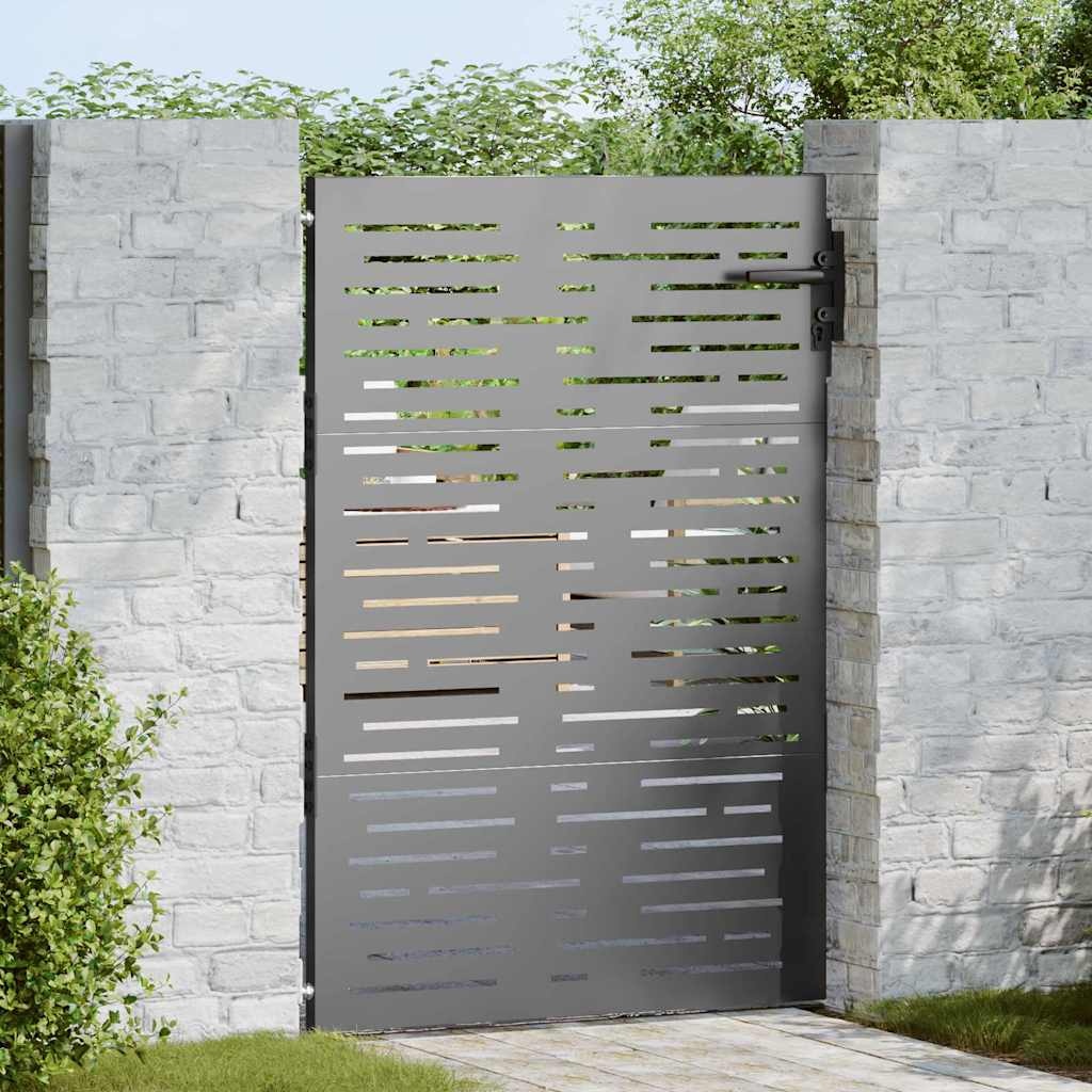 VidaXL Tuinpoort, Tuinpoort 85x100 cm Corten Staal Vierkant Ontwerp