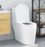 VidaXL Toiletzitting Wit 48 x 36.5 x 4.5 cm Polypropyleen