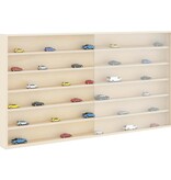 VidaXL Houten verzameldisplaycase Bruin 100 x 8,5 x 54 cm Multiplex