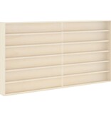 VidaXL Houten verzameldisplaycase Bruin 100 x 8,5 x 54 cm Multiplex