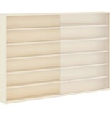 VidaXL Houten verzameldisplaycase Bruin 80 x 8.5 x 54 cm Multiplex