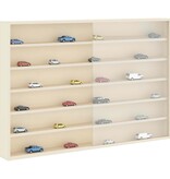 VidaXL Houten verzameldisplaycase Bruin 80 x 8.5 x 54 cm Multiplex