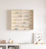 VidaXL Houten verzameldisplaycase Bruin 60 x 8.5 x 54 cm Multiplex