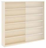 VidaXL Houten verzameldisplaycase Bruin 60 x 8.5 x 54 cm Multiplex