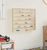 VidaXL Houten verzameldisplaycase Bruin 60 x 8.5 x 54 cm Multiplex