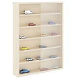 VidaXL Houten verzameldisplaycase Bruin 40 x 8.5 x 54 cm Multiplex