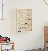 VidaXL Houten verzameldisplaycase Bruin 40 x 8.5 x 54 cm Multiplex