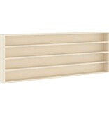 VidaXL Houten verzameldisplaycase Bruin 100 x 8,5 x 36 cm Multiplex