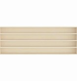 VidaXL Houten verzameldisplaycase Bruin 100 x 8,5 x 36 cm Multiplex