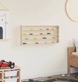 VidaXL Houten verzameldisplaycase Bruin 80 x 8,5 x 36 cm Multiplex