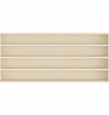 VidaXL Houten verzameldisplaycase Bruin 80 x 8,5 x 36 cm Multiplex