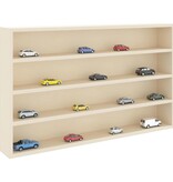 VidaXL Houten verzameldisplaycase Bruin 60 x 8.5 x 37 cm Multiplex