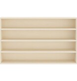 VidaXL Houten verzameldisplaycase Bruin 60 x 8.5 x 37 cm Multiplex