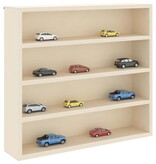 VidaXL Houten verzameldisplaycase Bruin 40 x 8,5 x 37 cm Multiplex