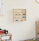 VidaXL Houten verzameldisplaycase Bruin 40 x 8,5 x 37 cm Multiplex