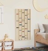 VidaXL Display Case met opslag Bruin 50 x 4,5 x 96 cm Bewerkt hout